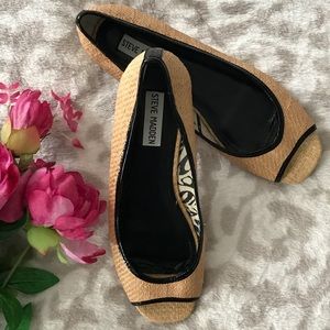 Steve Madden Peep Toe Flats